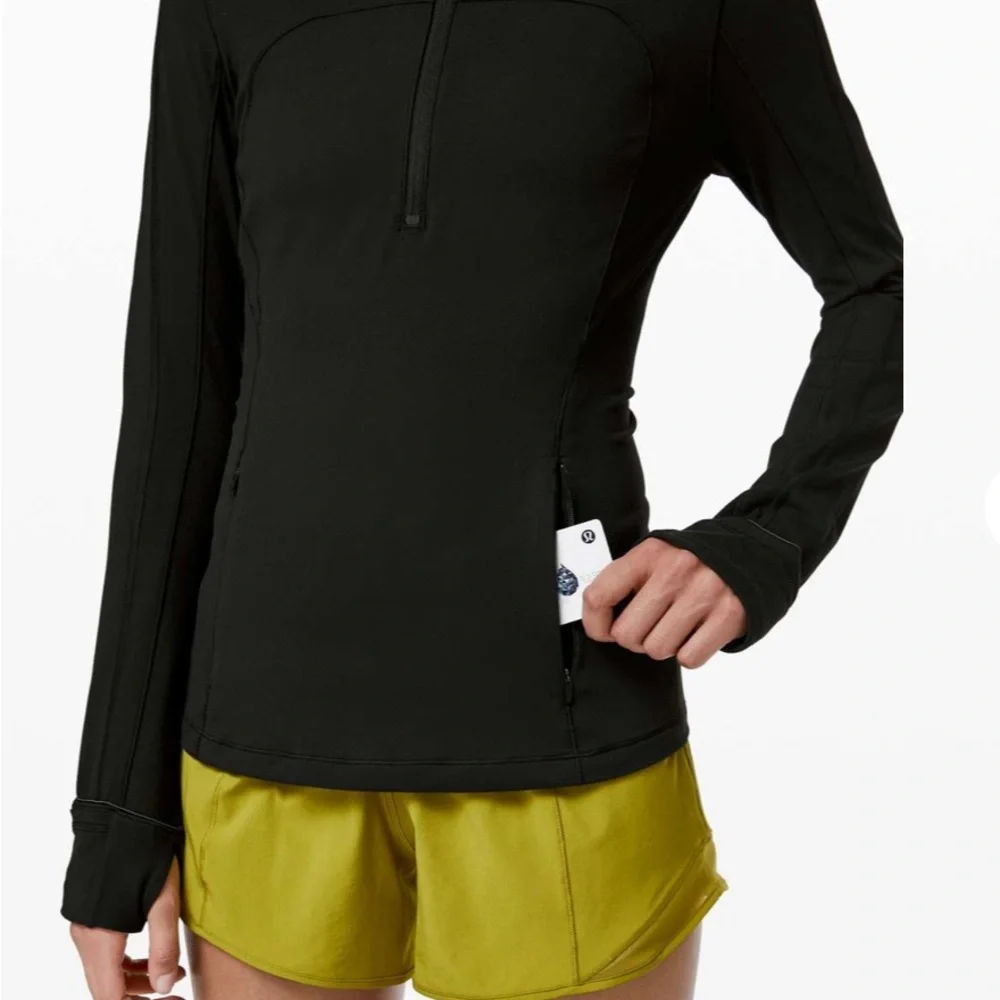✨Lululemon Run Briskly 1/2 Zip Black size 6 - Picture 6 of 11